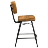 Partridge Upholstered Counter Height Stools with Footrest, Set of 2 by Coaster at Eve Furniture