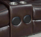 Party Time Brown 3-Piece Power Reclining Living Room Set by New Era Innovations at Eve Furniture
