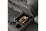 Partymate Slate 2-Piece Manual Reclining Sectional by Ashley at Eve Furniture