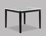 Pascal Black and Gray Square Counter Height Dining Set by Crown Mark at Eve Furniture