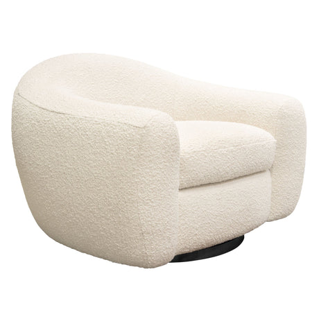 Pascal Bone Swivel Chair by Diamond Sofa at Eve Furniture