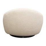 Pascal Bone Swivel Chair by Diamond Sofa at Eve Furniture