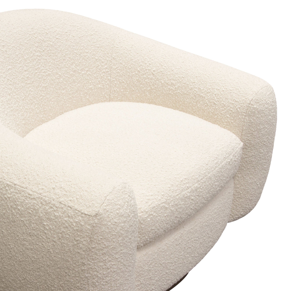 Pascal Bone Swivel Chair by Diamond Sofa at Eve Furniture