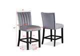 Pascal Counter Height Chair, Set of 2 by Crown Mark at Eve Furniture