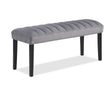 Pascal Gray Dining Bench by Crown Mark at Eve Furniture