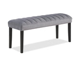 Pascal Gray Dining Bench by Crown Mark at Eve Furniture