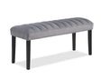 Pascal Gray Dining Bench by Crown Mark at Eve Furniture