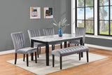 Pascal Gray Dining Chair, Set of 2 by Crown Mark at Eve Furniture