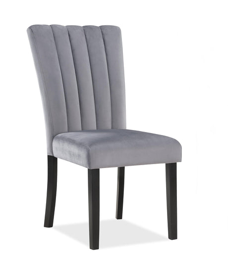 Pascal Gray Dining Chair, Set of 2 by Crown Mark at Eve Furniture