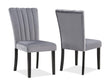 Pascal Gray Dining Chair, Set of 2 by Crown Mark at Eve Furniture