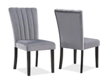Pascal Gray Dining Chair, Set of 2 by Crown Mark at Eve Furniture