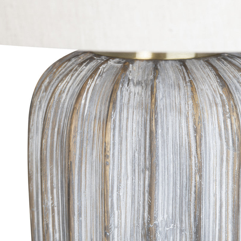 Pascal Grey Table Lamp by Crestview at Eve Furniture