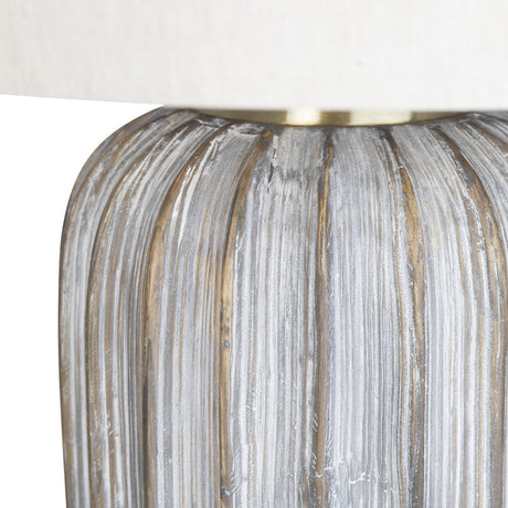 Pascal Grey Table Lamp by Crestview at Eve Furniture