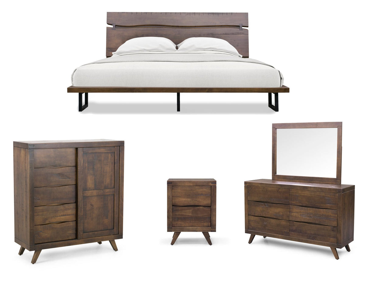 Pasco 4-Piece Queen Set (Queen Bed/DR/MR/NS)