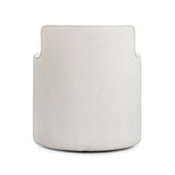 Passe Cream Upcycled Performance Linen Swivel Chair by TOV Furniture at Eve Furniture