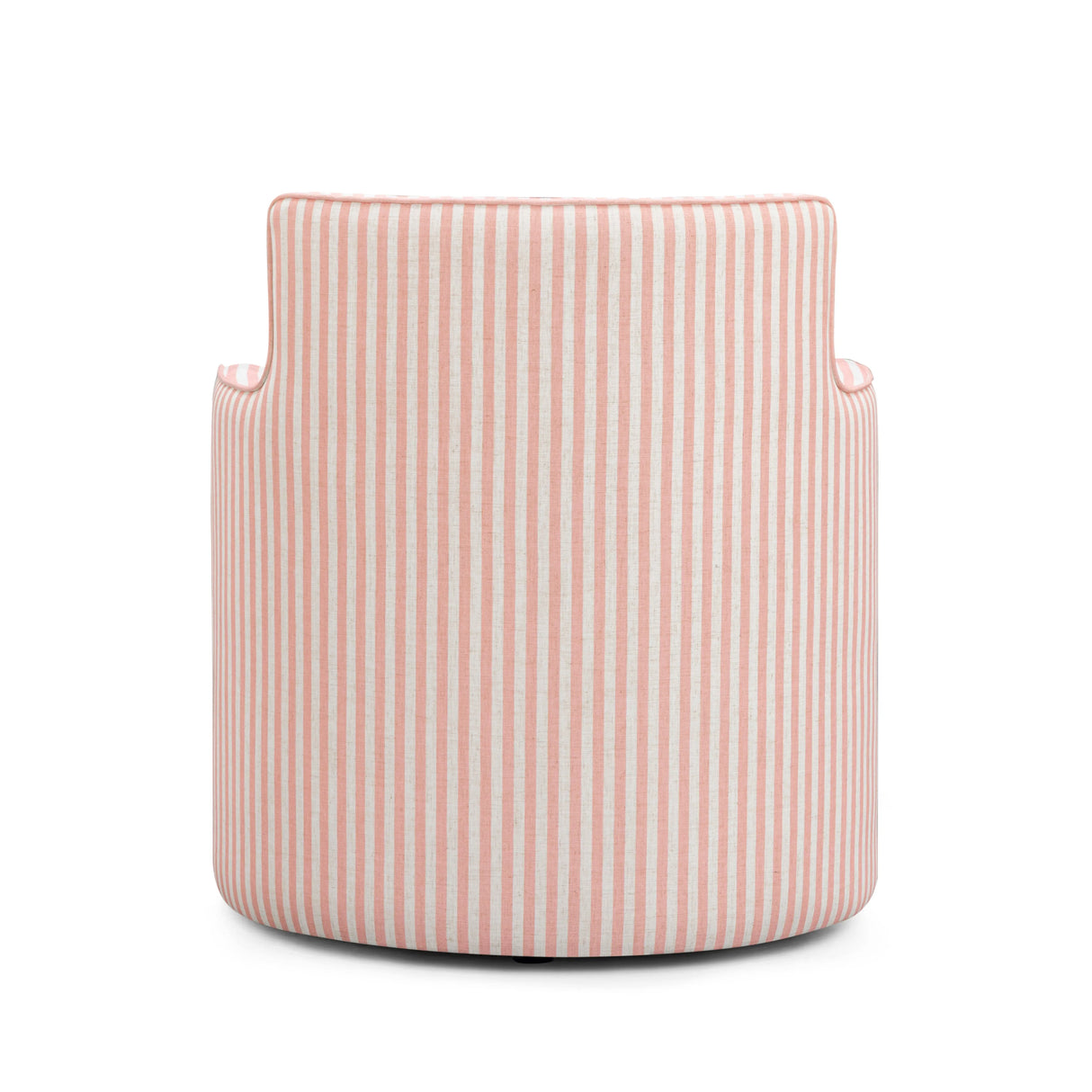 Passe Striped Linen Swivel Chair by TOV Furniture at Eve Furniture