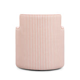 Passe Striped Linen Swivel Chair by TOV Furniture at Eve Furniture