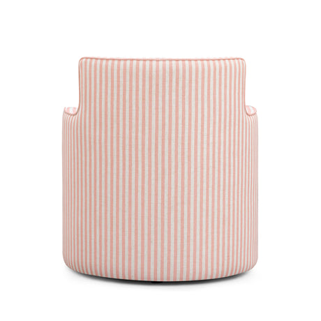 Passe Striped Linen Swivel Chair by TOV Furniture at Eve Furniture
