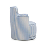 Passe Striped Linen Swivel Chair by TOV Furniture at Eve Furniture