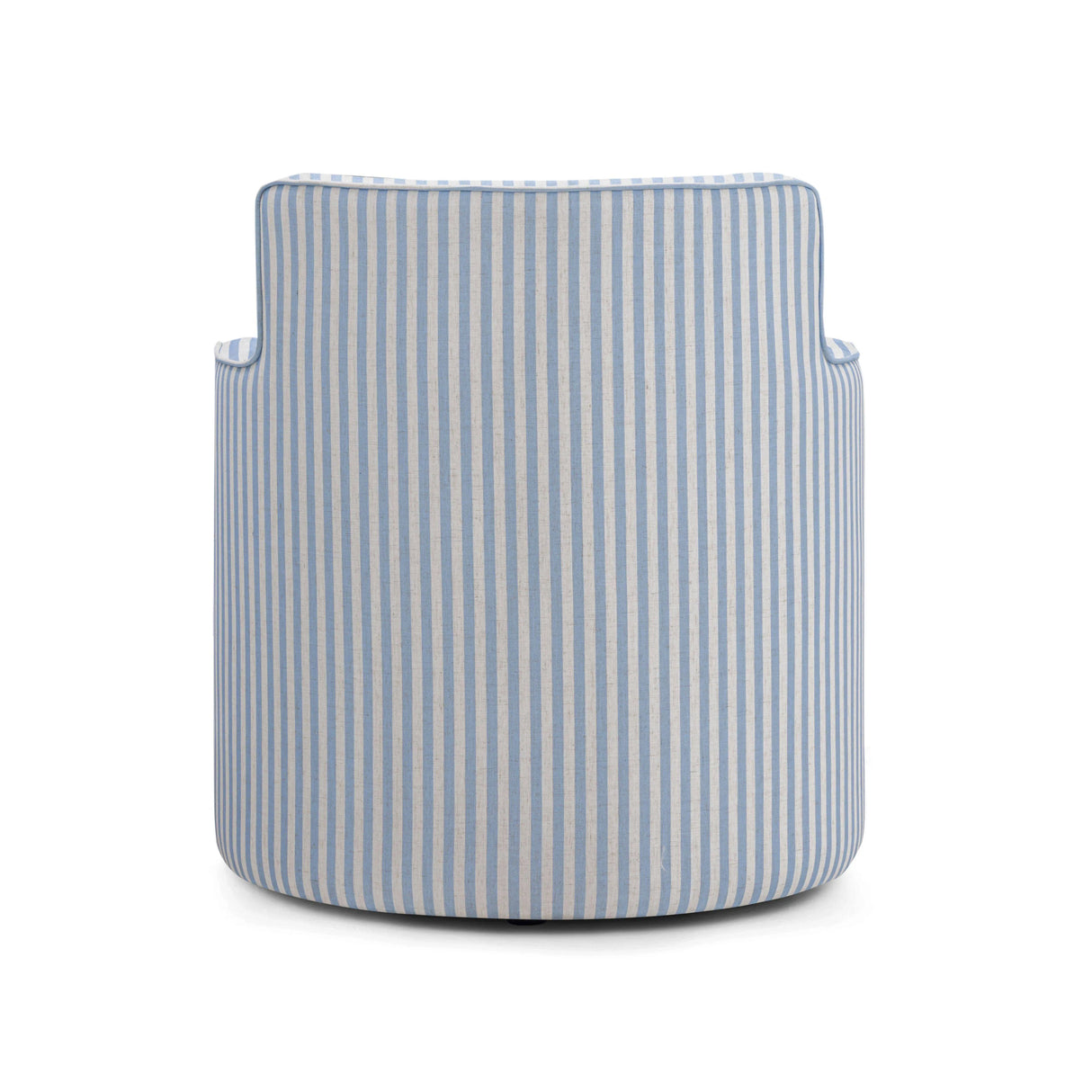 Passe Striped Linen Swivel Chair by TOV Furniture at Eve Furniture