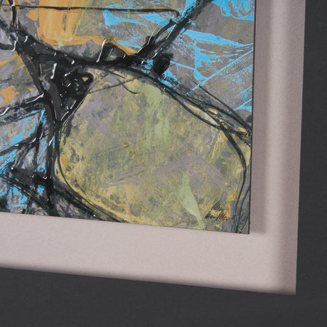 Passtime III by Mercana Studio a Hand Embelished Textured Framed Art Print Matted under Glass by Mercana at Eve Furniture