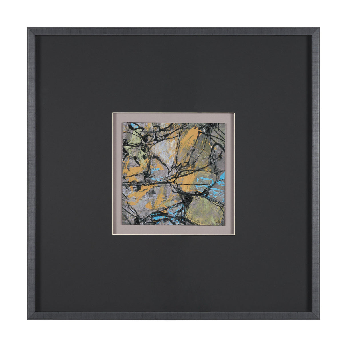 Passtime III by Mercana Studio a Hand Embelished Textured Framed Art Print Matted under Glass by Mercana at Eve Furniture