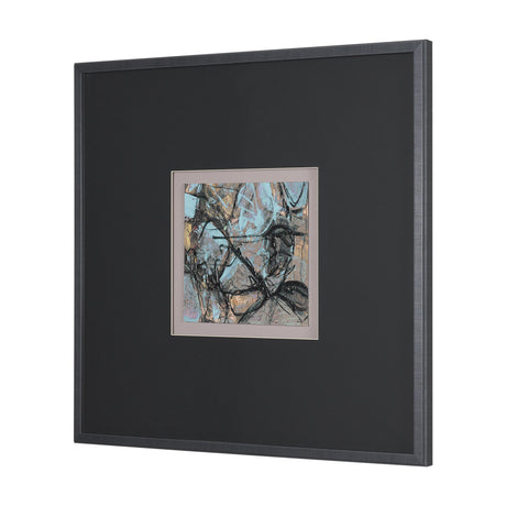 Passtime IV by Mercana Studio a Hand Embelished Textured Framed Art Print Matted under Glass by Mercana at Eve Furniture