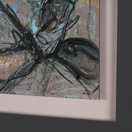 Passtime IV by Mercana Studio a Hand Embelished Textured Framed Art Print Matted under Glass by Mercana at Eve Furniture