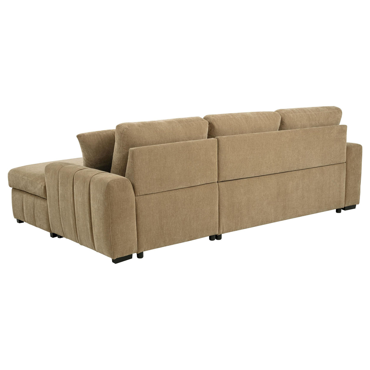 Pastrana Camel Upholstered Sleeper Sectional Sofa by Coaster at Eve Furniture