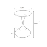 Patchin End Table in Brown by Manhattan Comfort at Eve Furniture
