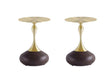 Patchin End Table in Brown Set of 2 by Manhattan Comfort at Eve Furniture