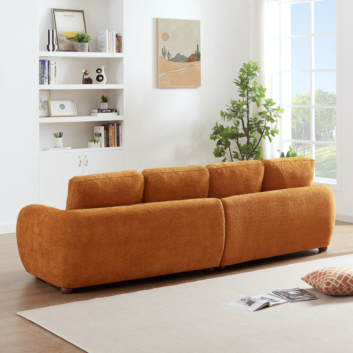 Paton 114.5'' Boucle Fabric Sofa by Ashcroft Furniture at Eve Furniture