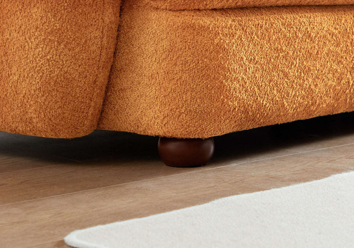 Paton 114.5'' Boucle Fabric Sofa by Ashcroft Furniture at Eve Furniture