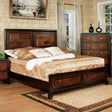 Patra Acacia/Walnut Mirror by Furniture of America at Eve Furniture