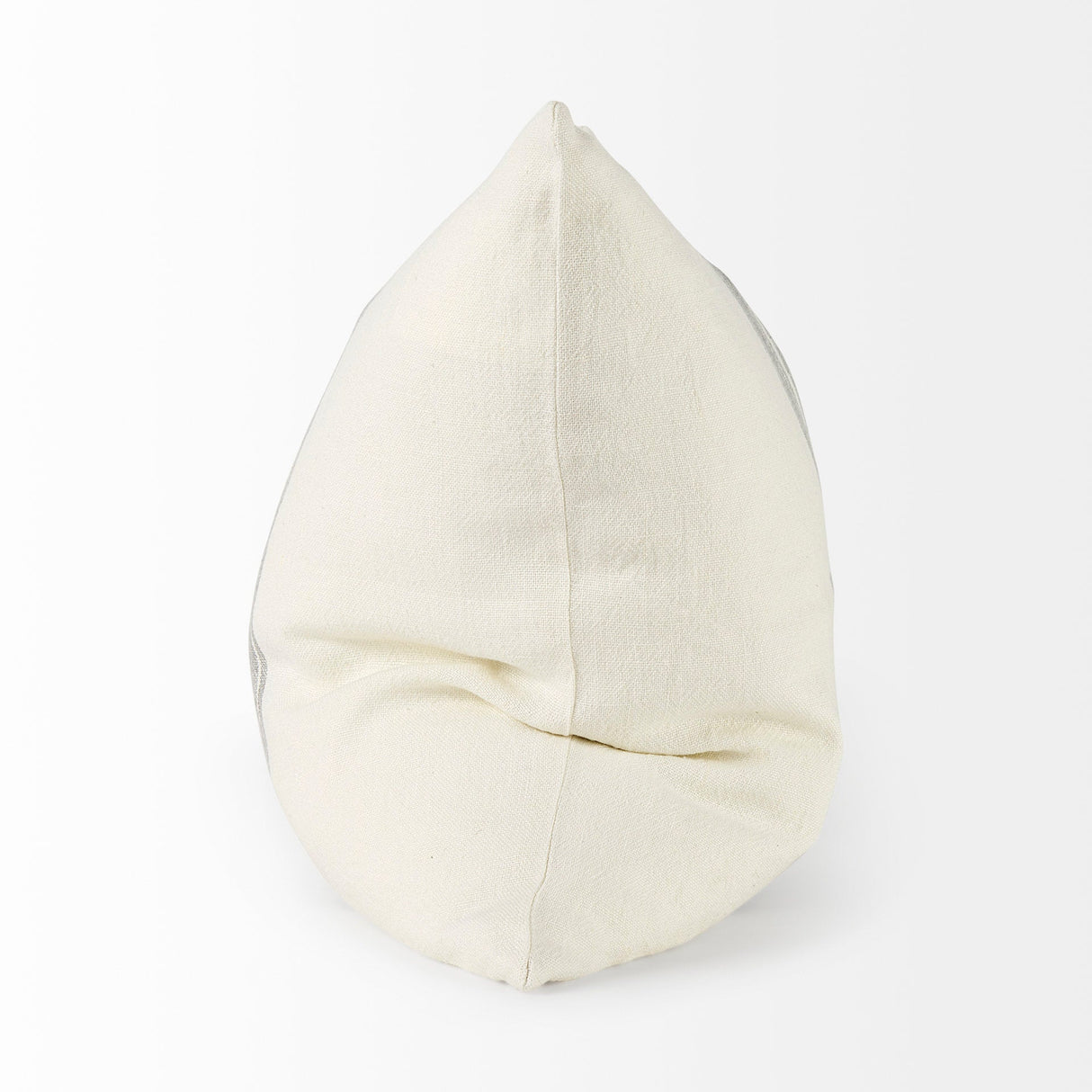 Patrice Cream With Gray Stripes Decorative Pillow Cover by Mercana at Eve Furniture