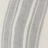 Patrice Cream With Gray Stripes Decorative Pillow Cover by Mercana at Eve Furniture