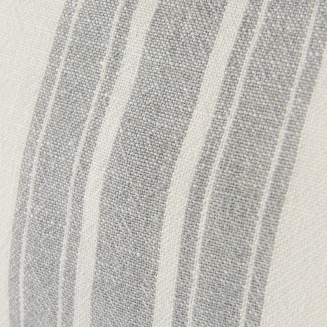 Patrice Cream With Gray Stripes Decorative Pillow Cover by Mercana at Eve Furniture