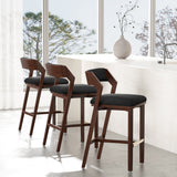 Patricia Barstool in Black by Manhattan Comfort at Eve Furniture