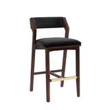 Patricia Barstool in Black by Manhattan Comfort at Eve Furniture