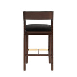 Patricia Barstool in Black by Manhattan Comfort at Eve Furniture
