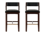 Patricia Barstool in Black (set of 2) by Manhattan Comfort at Eve Furniture