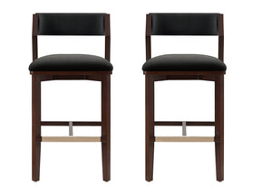 Patricia Barstool in Black (set of 2) by Manhattan Comfort at Eve Furniture