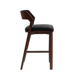 Patricia Barstool in Black (set of 3) by Manhattan Comfort at Eve Furniture
