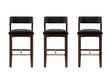 Patricia Barstool in Black (set of 3) by Manhattan Comfort at Eve Furniture