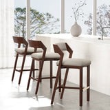 Patricia Barstool in Linen by Manhattan Comfort at Eve Furniture