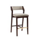Patricia Barstool in Linen by Manhattan Comfort at Eve Furniture