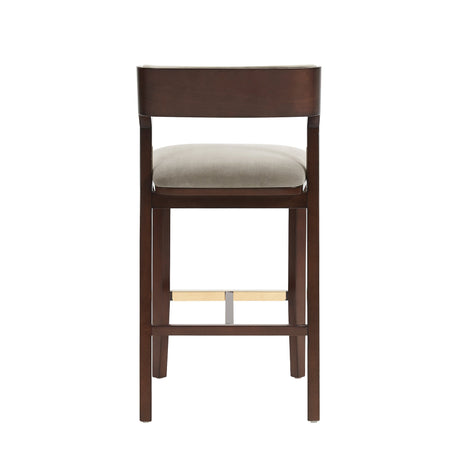 Patricia Barstool in Linen (set of 2) by Manhattan Comfort at Eve Furniture
