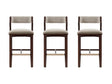 Patricia Barstool in Linen (set of 3) by Manhattan Comfort at Eve Furniture