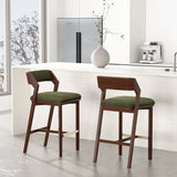 Patricia Barstool in Turtle Green (set of 2) by Manhattan Comfort at Eve Furniture