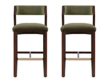 Patricia Barstool in Turtle Green (set of 2) by Manhattan Comfort at Eve Furniture